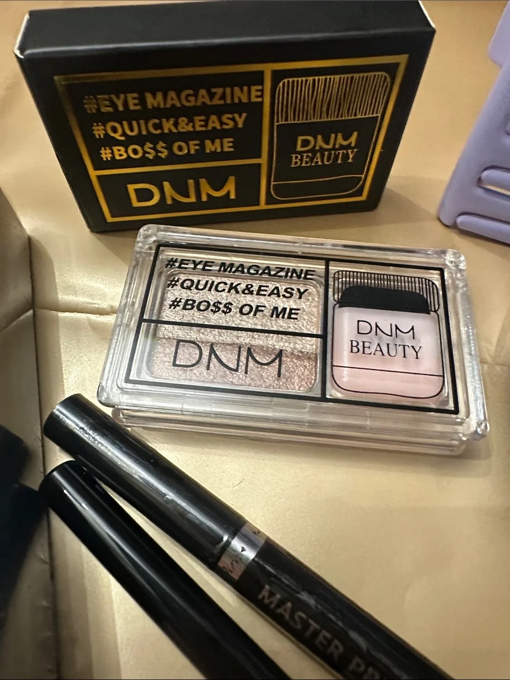 BUNDLE!Eye Magazine Eyeshadow Palette - Pink & Champagne Shades makeup bundle